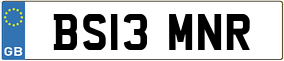 Truck License Plate